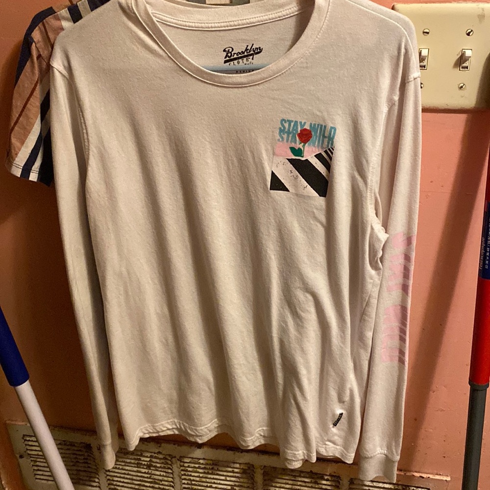White stay wild shirt